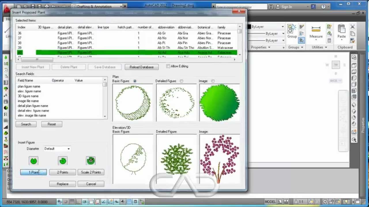 Insert Trees In Autocad